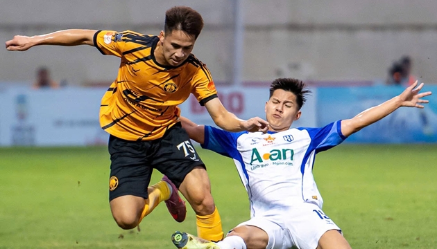 Thanh Hóa và Sông Lam Nghệ An chia điểm.