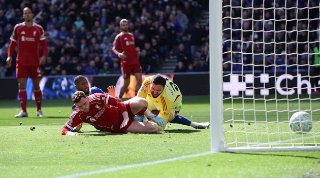 Giorgi Mamardashvili (6.3): Thủ thành người Georgia có hai pha cứu thua xuất sắc đầu trận giúp Liverpool đứng vững, nhưng phải rời sân ở phút 58 do chấn thương

Ibrahima Konate (7.4): Chơi ổn định trong phần lớn thời gian nhưng lại để Beto vượt mặt khá dễ dàng trong tình huống dẫn đến bàn gỡ hòa


Virgil van Dijk (7.9): Thủ lĩnh đích thực của hàng phòng ngự. Anh chỉ huy tốt các đồng đội và trực tiếp ghi bàn thắng quyết định từ một pha dàn xếp phạt góc


Andy Robertson (6.7): Một ngày thi đấu thiếu cảm giác của hậu vệ người Scotland khi anh tỏ ra lúng túng trong khâu vị trí và bị Beto qua mặt ở bàn thua