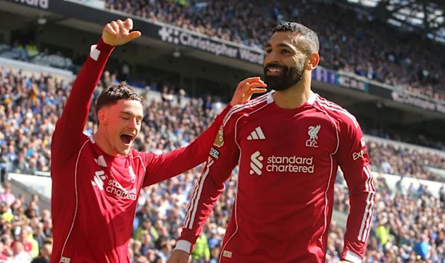 Mohamed Salah (7.8): "Vua Ai Cập" tiếp tục chứng minh đẳng cấp với pha dứt điểm lâm sàng mở tỷ số và luôn là mối đe dọa thường trực bên hành lang cánh.