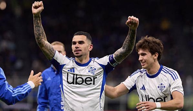 Como đã dẫn Inter Milan đến 2-0 tại Giuseppe Meazza.