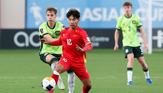 U17 Việt Nam từng hòa U17 Australia ở VCK U17 Châu Á 2025.