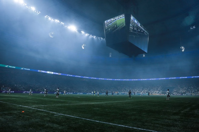 Các trận đấu của Whitecaps thu hút đông khán giả.