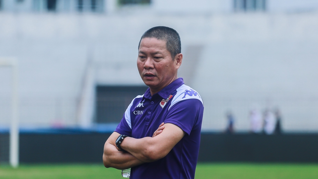 HLV Chu Đình Nghiêm có bản thành tích ấn tượng trong nghiệp cầm quân tại V-League. Ảnh: Hải Phòng FC.
