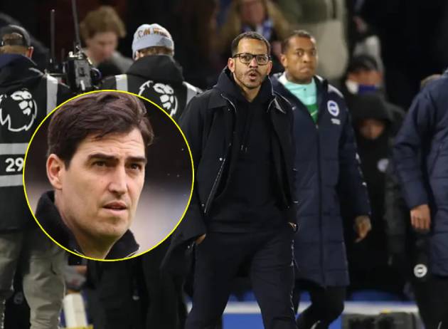 Chelsea đã liên hệ Andoni Iraola ngồi ghế nóng thayLiam Rosenior.