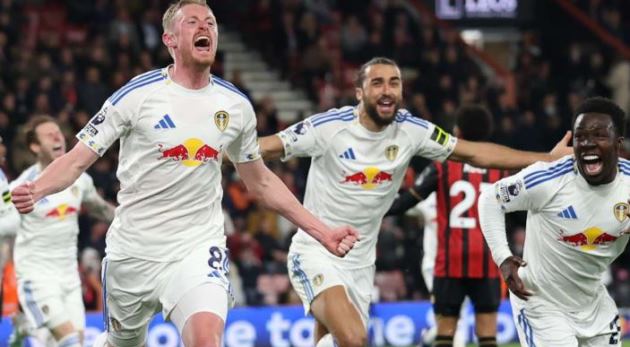 Ảnh bài viết Longstaff ghi bàn phút 97 giúp Leeds cầm hòa Bournemouth