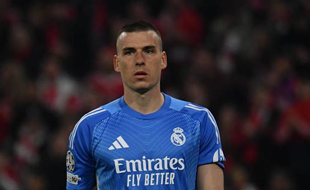 Andriy Lunin có thể rời Real Madrid hè này.