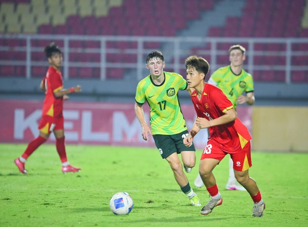 U17 Việt Nam đánh bại U17 Australia để tiến vào trận chung kết. Ảnh: VFF