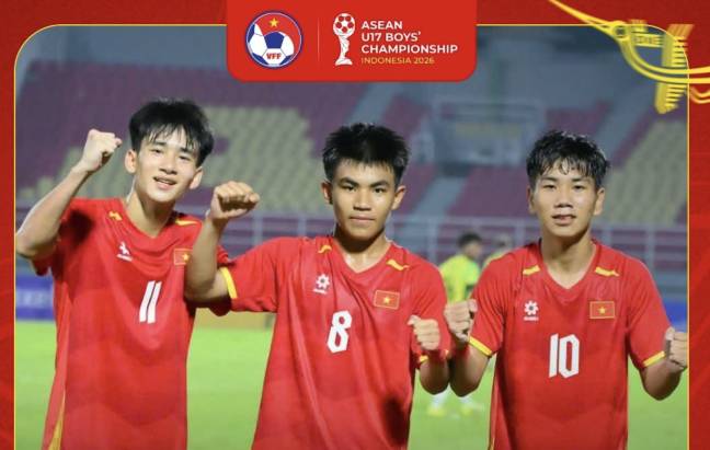 U17 Việt Nam xuất sắc đánh bại Malaysia.