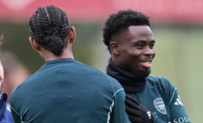 Ảnh bài viết Arsenal đón cú hích từ Saka và Calafiori trước trận Newcastle