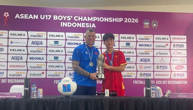 U17 Việt Nam chiến thắng thuyết phục tại giải U17 Đông Nam Á.