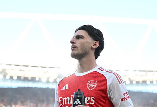 Ảnh bài viết Arsenal thắp sáng hy vọng vô địch đúng như lời Declan Rice