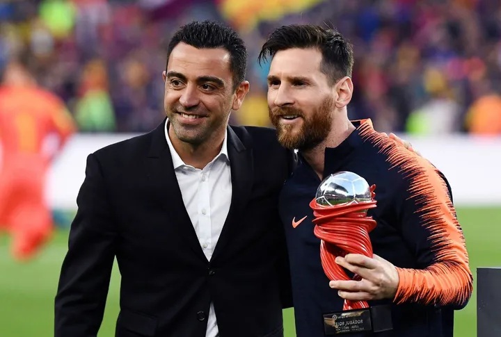 Xavi và Messi từng có nhiều năm là đồng đội ở Barca.