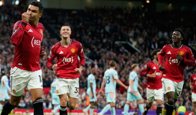 Ảnh bài viết Casemiro - Sesko nổ súng, MU hạ Brentford củng cố top 3 BXH