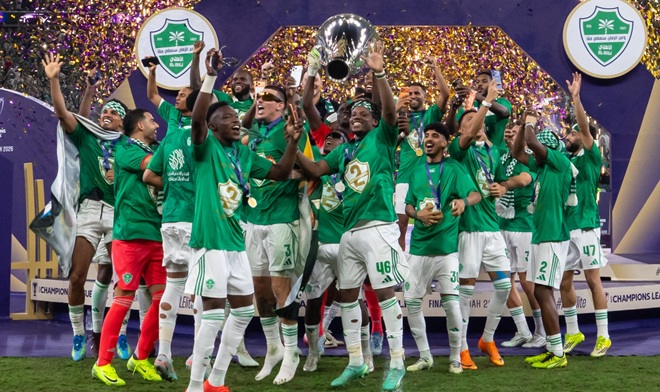 Al-Ahli đã vô địch châu Á 2 năm liên tiếp.