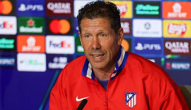 Simeone khẳng định Atletico không áp lực trước Arsenal