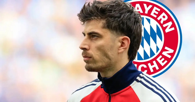 Havertz được liên kết với Bayern khi xuất hiện những tin đồn anh có thể rời Arsenal.