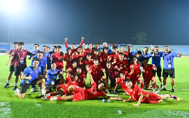 ĐT U17 Việt Nam vừa đăng quang ở giải U17 Đông Nam Á 2026. Ảnh: VFF
