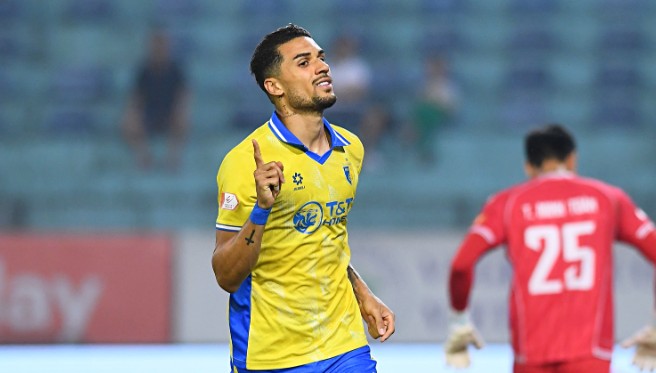 Đỗ Hoàng Hên là nhân tố đáng chú ý của Hà Nội FC. Ảnh: Hà Nội FC.