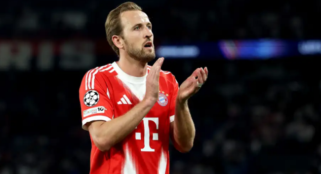 Kane trong màu áo Bayern.
