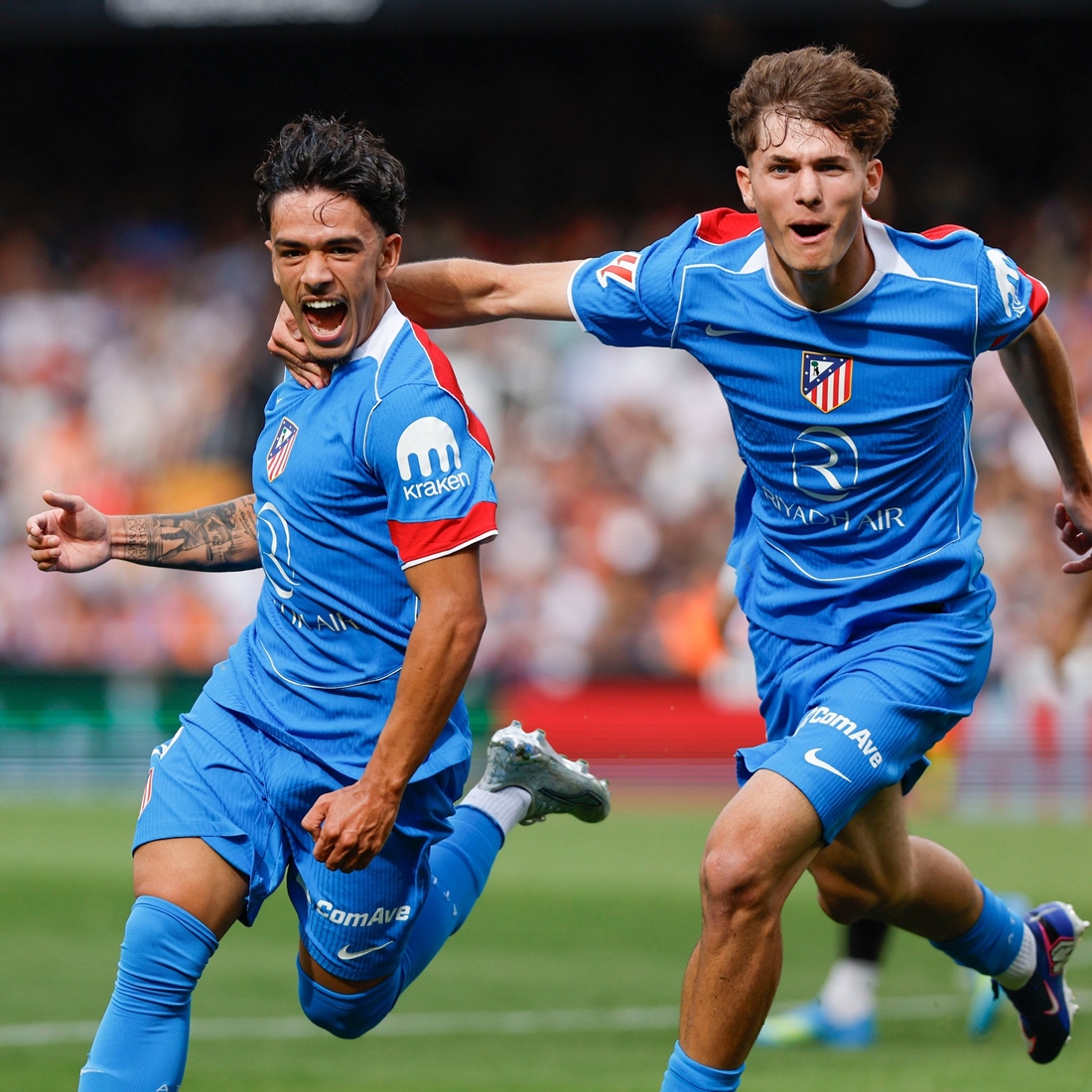 Iker Luque giúp Atletico Madrid khai thông thế bế tắc trận đấu ở phút 74.