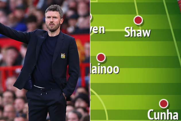 HLV Carrick cần một đội hình tối ưu nhất để đánh bại Liverpool.