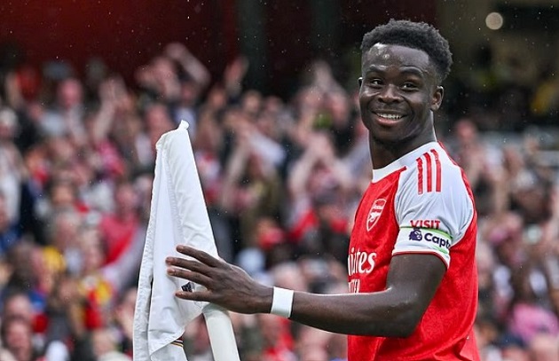 Ảnh bài viết Saka trở lại, Arsenal xua tan nỗi lo sụp đổ