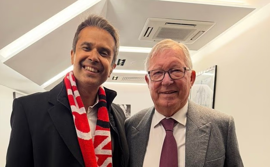 Bức ảnh được chụp hôm nay của Sir Alex.