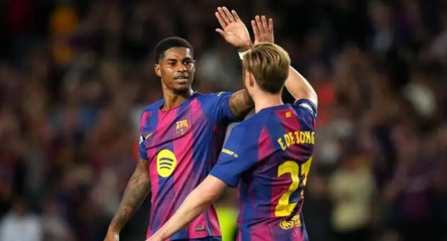 Rashford được De Jong ca ngợi.