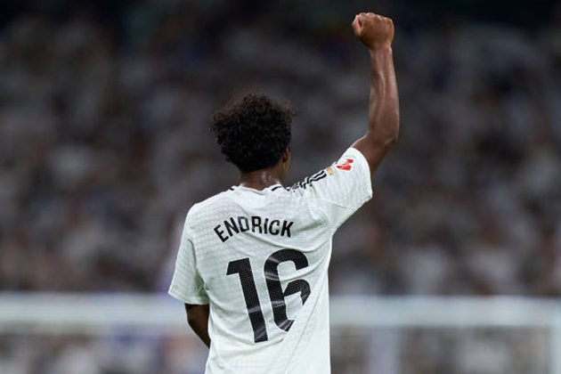 Endrick vẫn nằm trong kế hoạch của Real Madrid.
