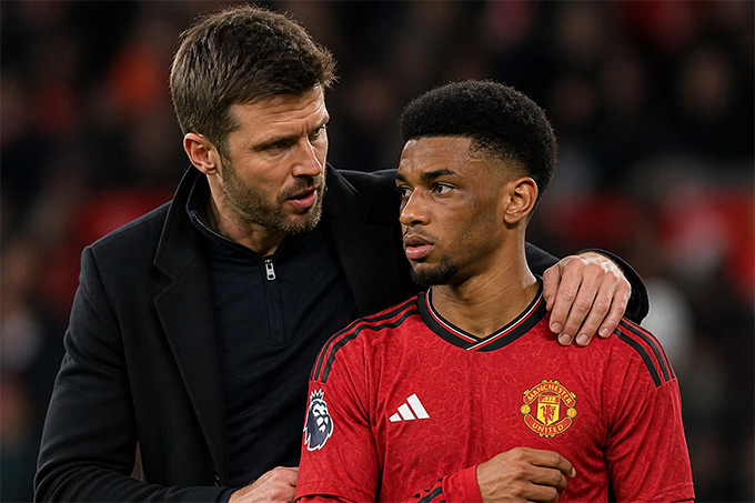 Amad là nhân tố chơi kém trước Liverpool.