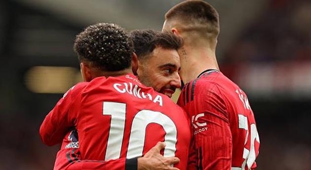 Bruno Fernandes tỏa sáng trong trận đấu với Liverpool.
