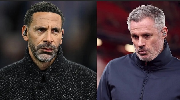 Ferdinand và Carragher vẫn hay có những cuộc đấu khẩu trên truyền hình.