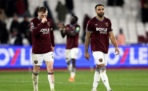 West Ham nhiều khả năng sẽ phải chia tay Ngoại hạng Anh sau mùa này.
