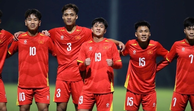 Ảnh bài viết Chiều cao U17 Việt Nam đứng thứ 12 tại giải châu Á