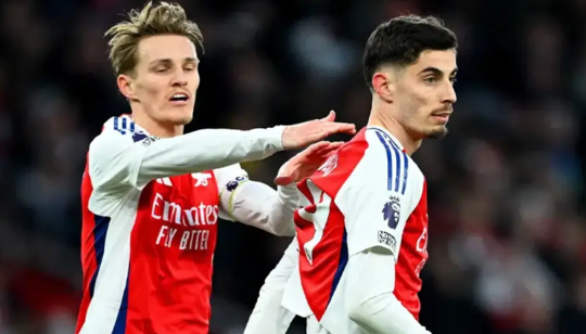 Odegaard và Havertz sẵn sàng cho màn đại chiến Atletico.