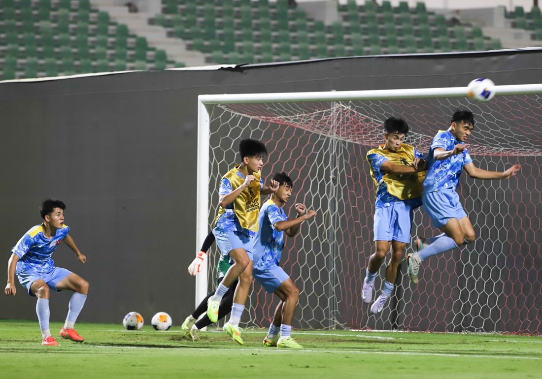 U17 Việt Nam tích cực chuẩn bị cho ngày ra quân giải U17 châu Á 2026. Ảnh: VFF.