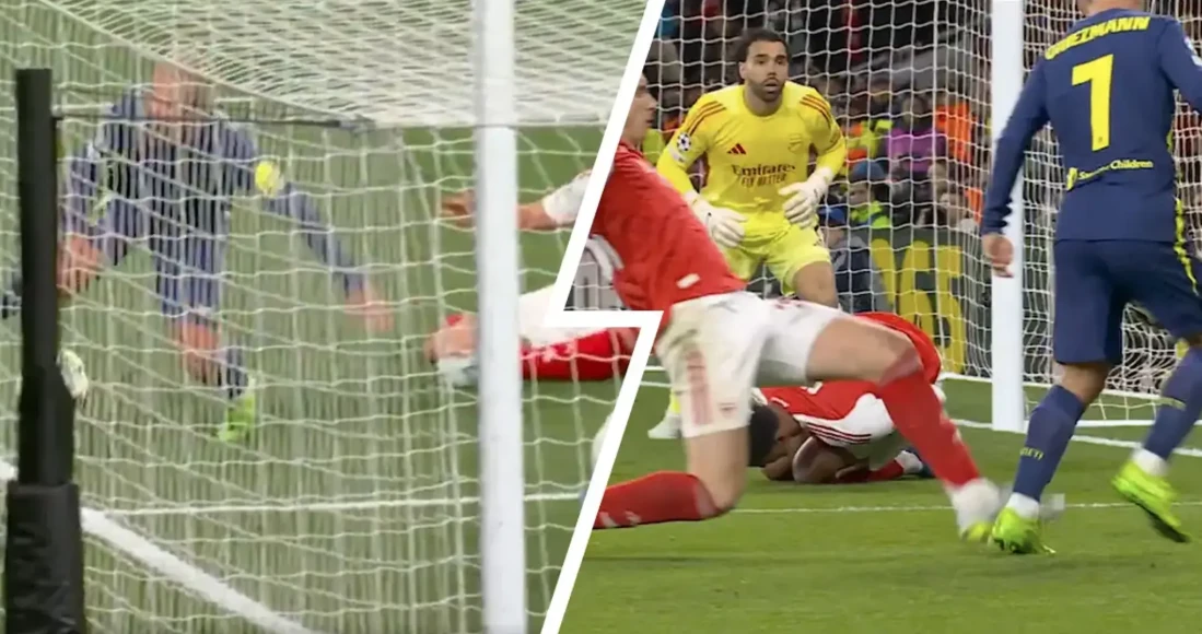 Calafiori đã có tác động khá rõ ràng với Griezmann.