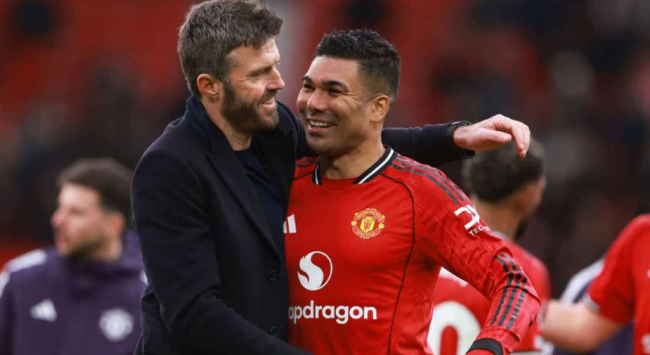 Ảnh bài viết Casemiro khẳng định Carrick xứng đáng làm HLV trưởng Man Utd