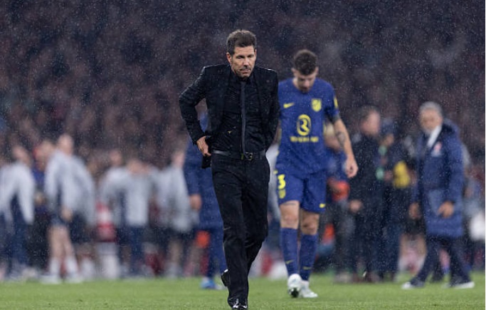 Simeone tâm phục khẩu phục sau thất bại trước Arsenal.