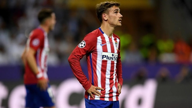 Antoine Griezmann từng đến gần chiếc cúp C1 năm 2016.