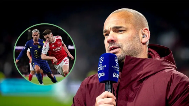 Ảnh bài viết Sau 35 phút, Sneijder muốn UEFA hủy ngang trận Arsenal - Atletico
