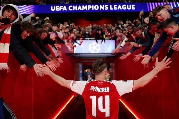 Ảnh bài viết Cày nát hàng thủ Atletico, Gyokeres chinh phục fan Arsenal