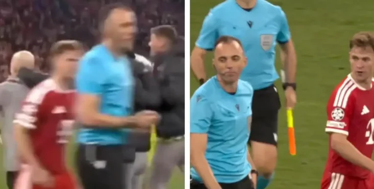 Kimmich không hài lòng với cách điều hành của tổ trọng tài.