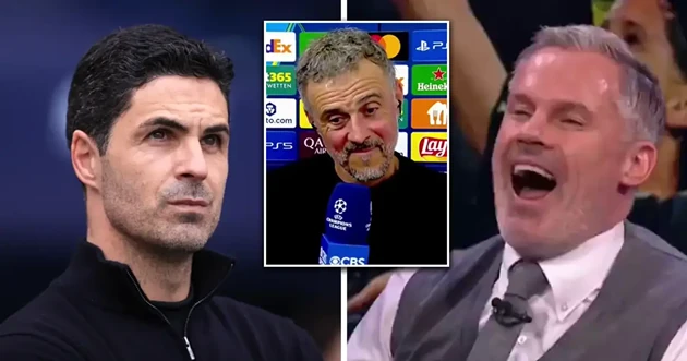 Enrique đối đáp sắc bén khi được Carragher mời dự tiệc trước chung kết Champions League.