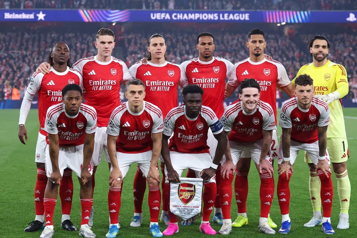 Ảnh bài viết Đội hình Arsenal 2026/27 xoay quanh Declan Rice