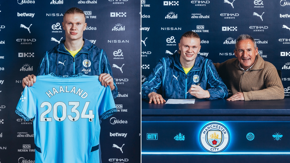 Erling Haaland và bản gia hạn kỷ lục với Man City.