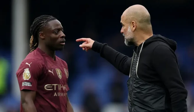 Ảnh bài viết Pep Guardiola hết lời khen ngợi Doku ở giai đoạn quyết định mùa giải