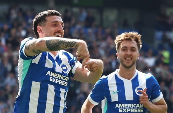 Brighton đã giành chiến thắng dễ dàng trước Wolves.