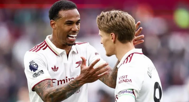 Odegaard tạo ra tác động khi vào sân.