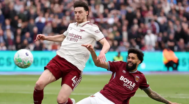 Rice là hạt nhân tuyến giữa Arsenal.
